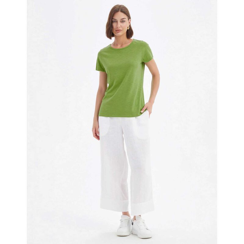 TIRELLI Short Sleeve Slub Slim Tee image number 3